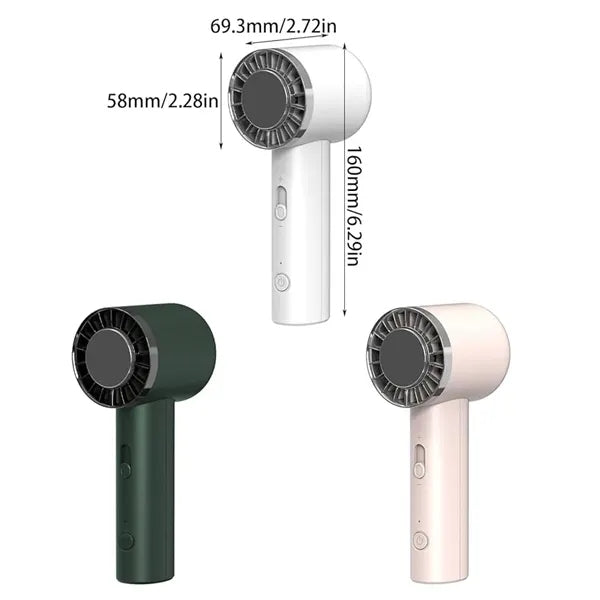 High Speed Handheld Fan with Ice Compress