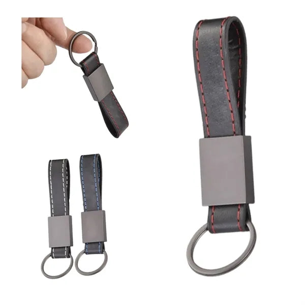 Premium Leather Key Tag With Paxton Design