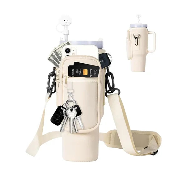 40 Oz Adjustable Shoulder Strap Bottle Sleeve