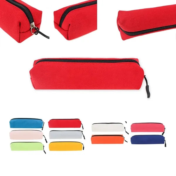 Canvas Pencil Case With Zipper