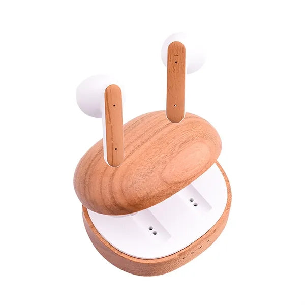 Bamboo Wood Wireless Earphones