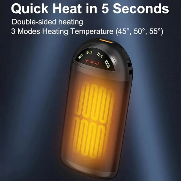 Electric Hand Warmer With Led Display