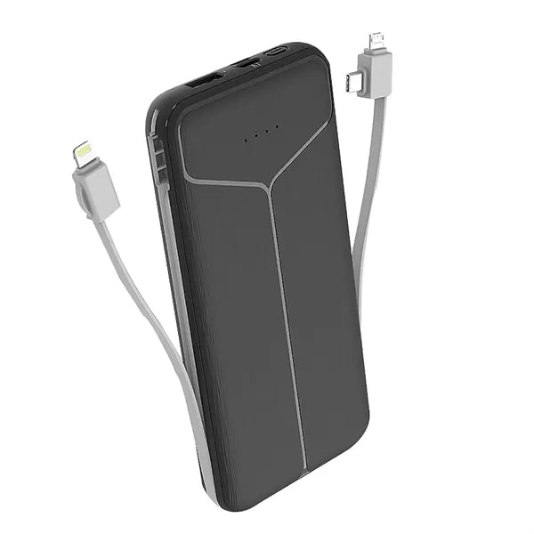 Power Bank with Wall Plug-in and Cable