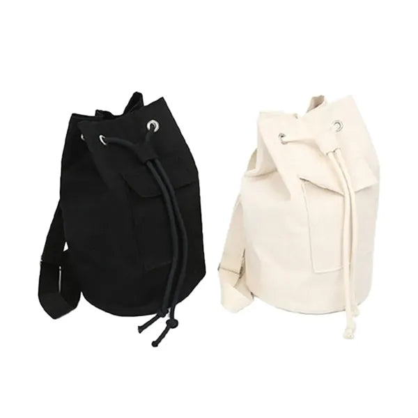 Canvas Drawstring Backpack