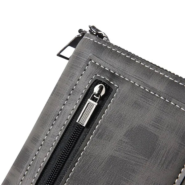 Pu Leather Purse With Zipper
