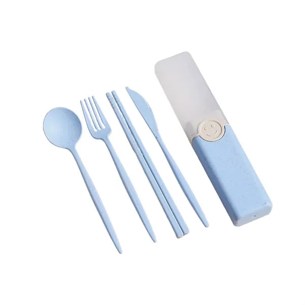 Portable Tableware Set With Storage Box