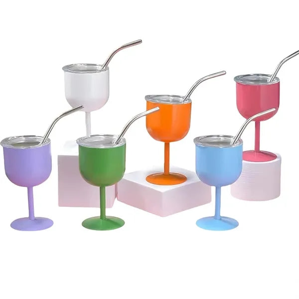4Oz Mini Stainless Steel Wall Goblet Cup