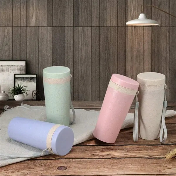 Minimalist Portable Wheat Water Bottle