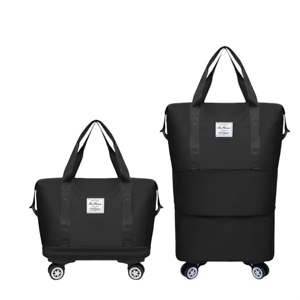 Expandable Duffel Bag With Universal Wheels