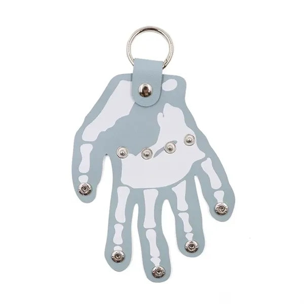Palm Leather Keychain