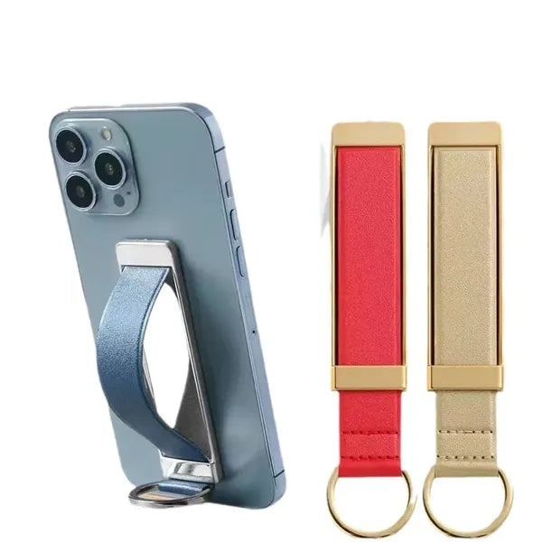 PU leather Adhesive Phone strap