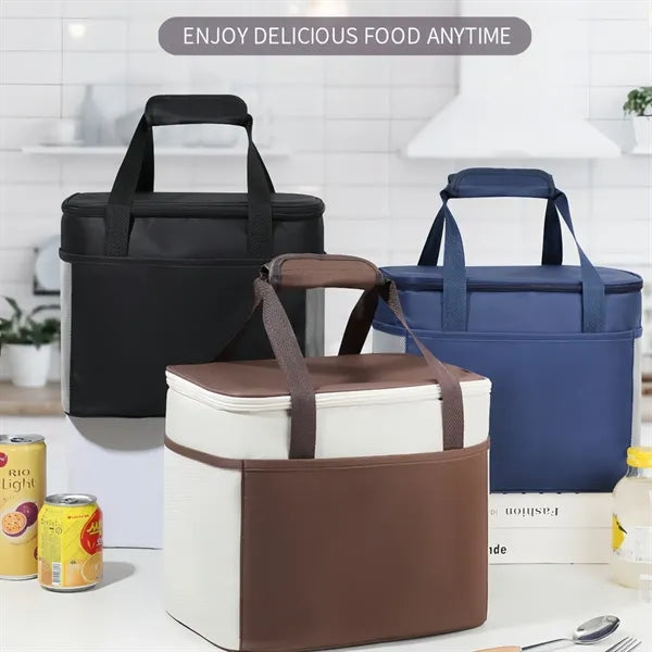 Insulated Lunch Bag Refrigerated Box Picnic Delivery Camping
