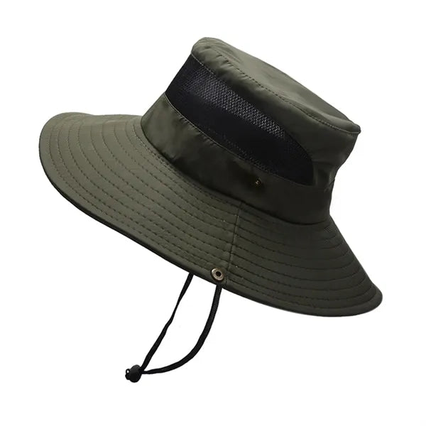 Drawstring Bucket Hat