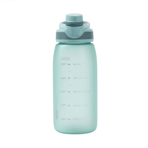 22oz Matte Plastic Sports Water Bottle with Handle