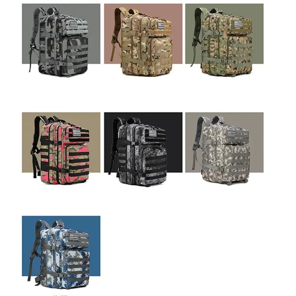 45L Tactical Military Pack Backpack Bags with Molle