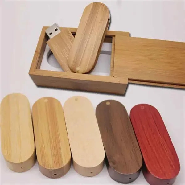 16GB Custom Logo Personalized Text Wood USB Flash Drives