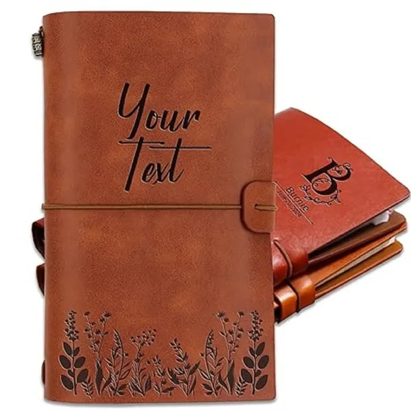Portable PU Leather Journal Notebook