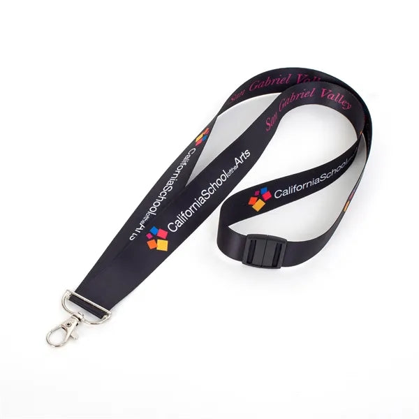3/4" Lobster Full Color 50D RPET Lanyard - Free Air Shipping