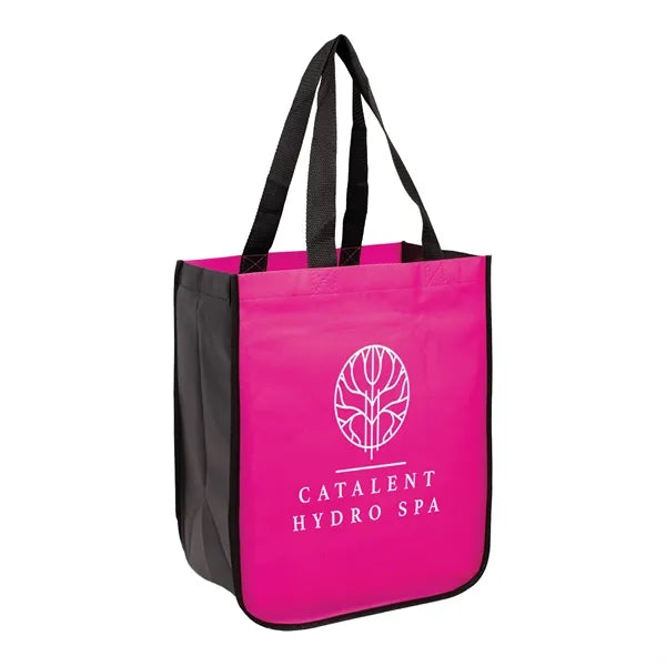 Matte Laminated Designer Tote Bags Curved Corners - Screen