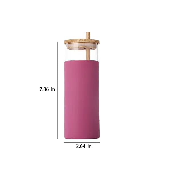 Glass Water Bottle Silicone Protective