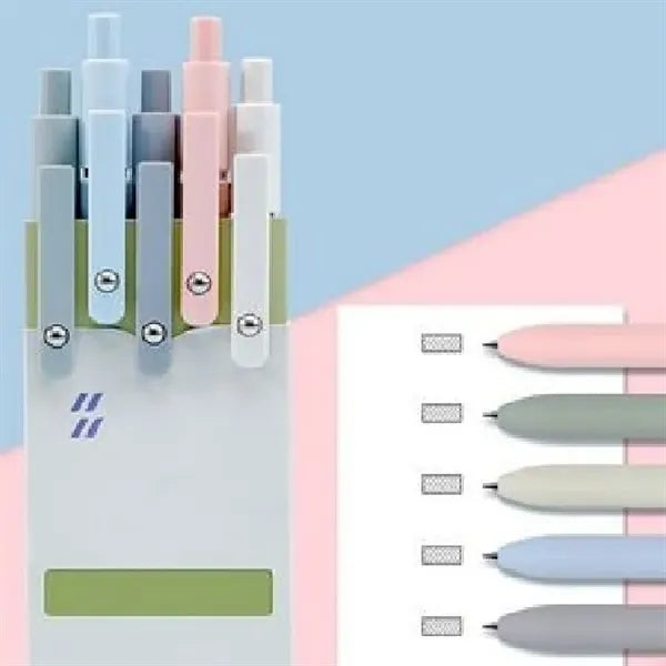 Click-Action Neutral Pen 5-In-1 Set