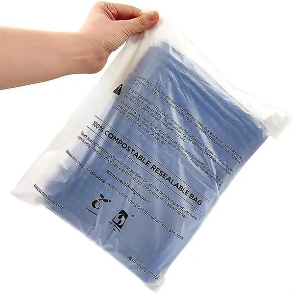 Compostable Biodegradable Garment Ziplock Bag