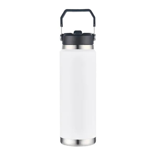30 oz. Stainless Steel Vacuum Water Bottle w/ Carry Handle