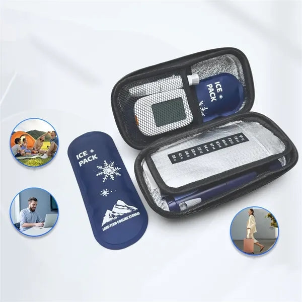 Insulin Cooler Box 8H With Two 90G Ice Packs