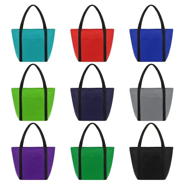 Printed Insulated Zipper Cooler Bag