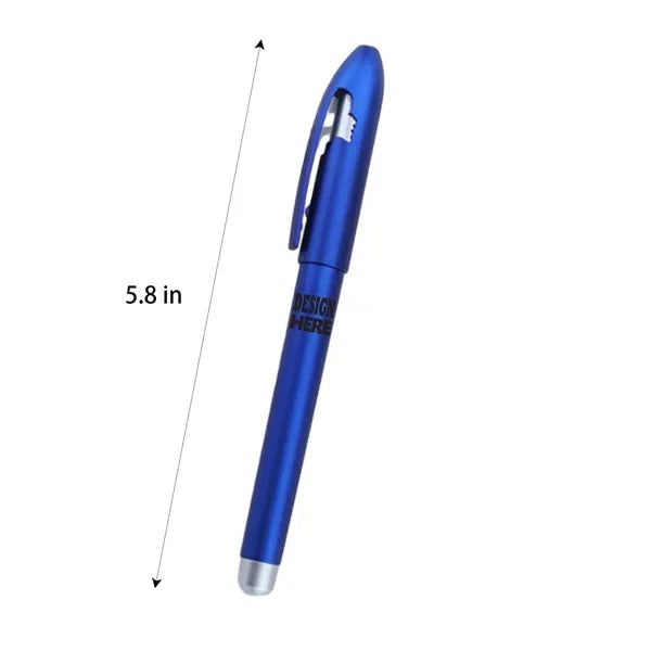 Multi-Color Cap Girl Silhouette Ballpoint Pen