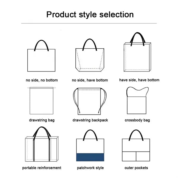 Reuseable Shopping Canvas Tote Bag