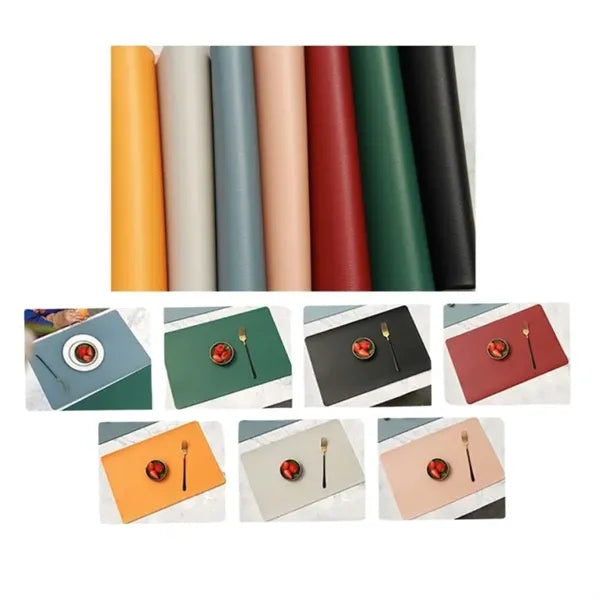 Waterproof Leather Table Placemat