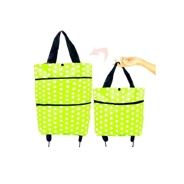Foldable Shopping Bag With Wheels