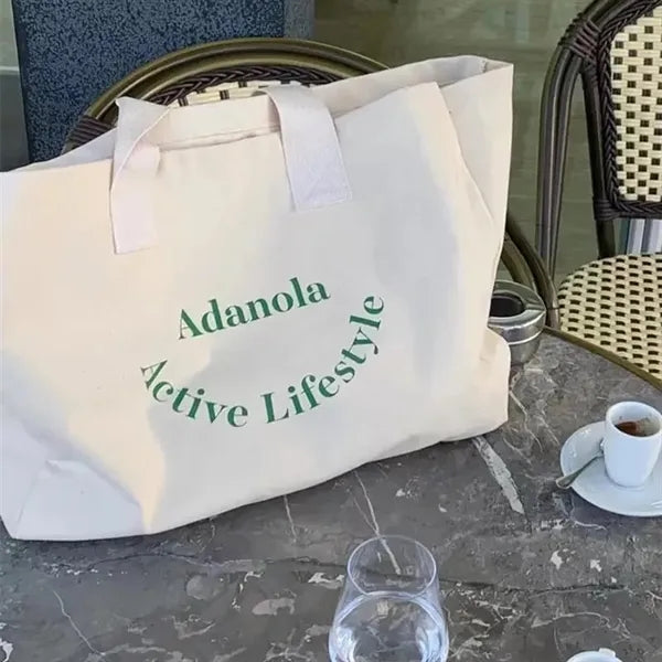Large Size Canvas Grocery Tote Bags