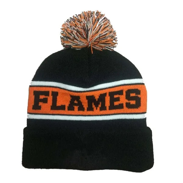 Jacquard Beanie with Pom