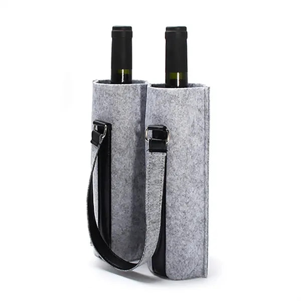 Double Wine Gift Bag with Handle for Weddings