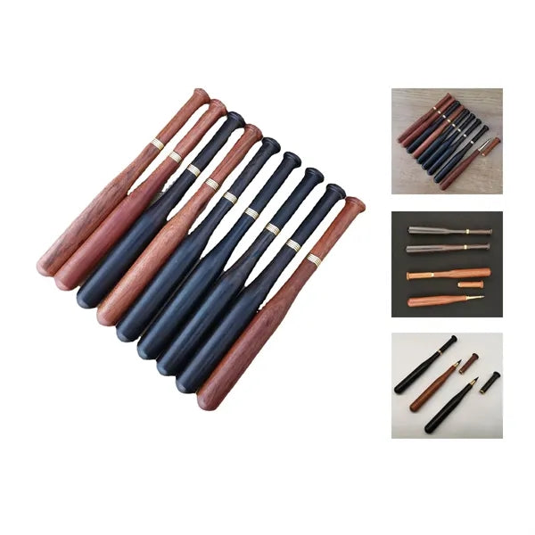 Handmade Wooden Bat Ballpoint Pen-DIY Woodturning Gift