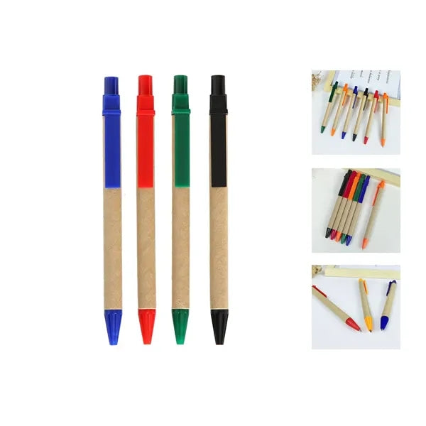 Eco-Friendly Recycled Paper Ballpoint Pen
