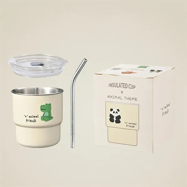 Tumbler with Lid and Straw 14oz