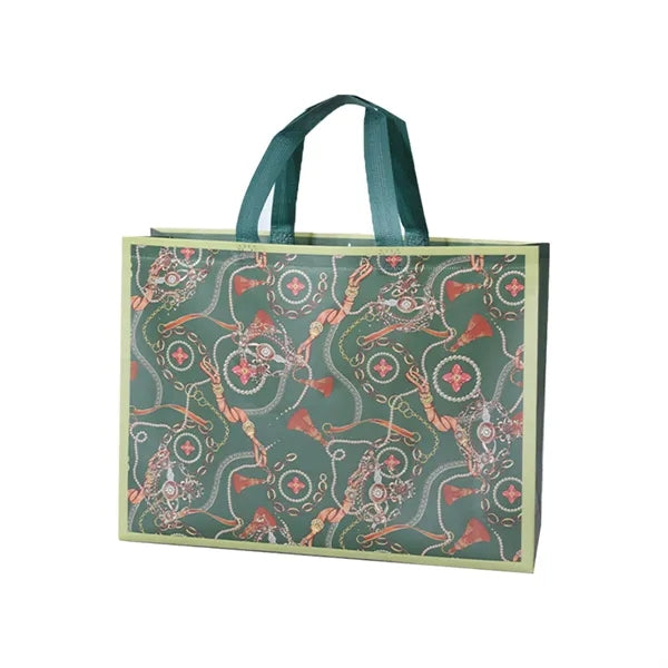 Retro Laminated Bottom-Load Non-Woven Tote