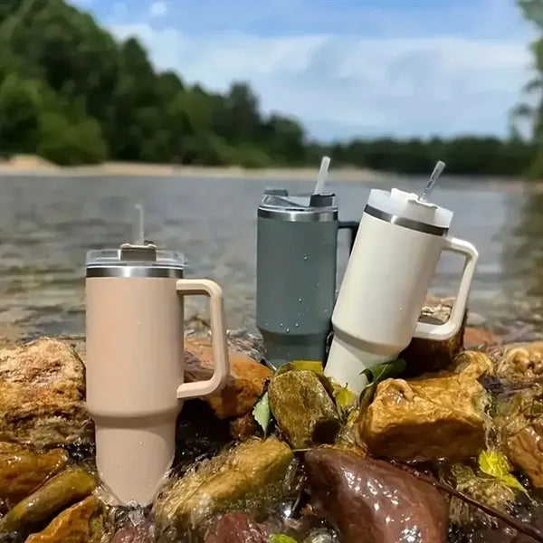 40oz Insulated Tumbler With Lid and Straws