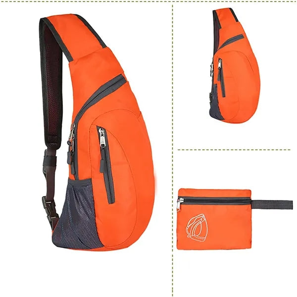 Outdoor Foldable Single Shoulder Crossbody Bag for Hiking