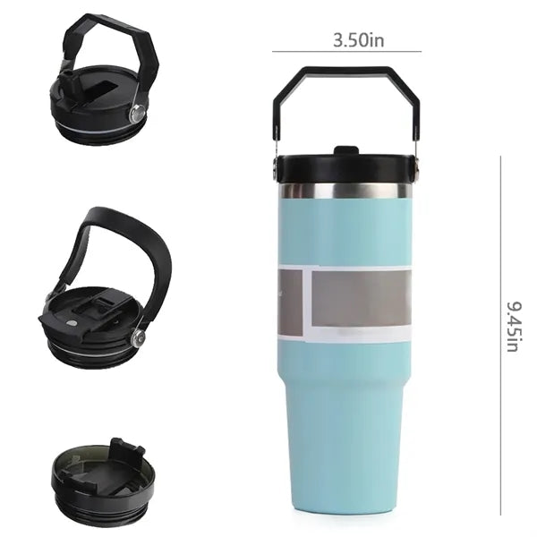 Double Layer Large Capacity Car Portable Thermos Cup