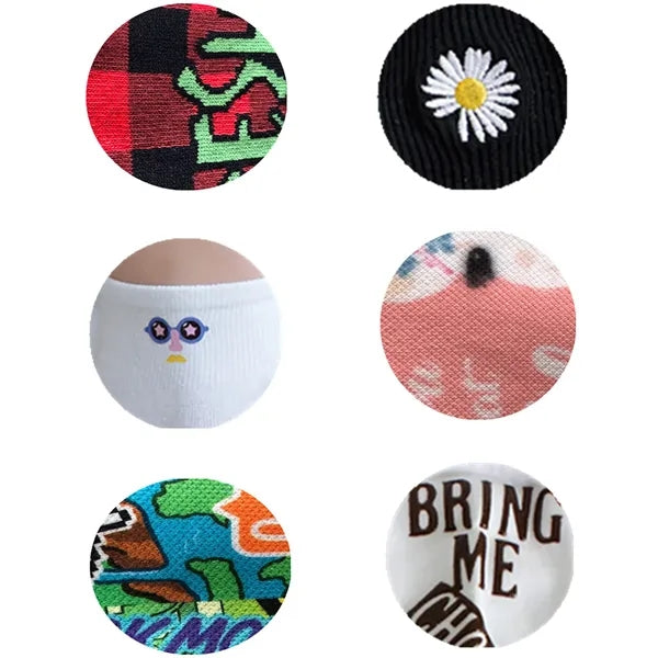 Pictures Text Running Calf Socks for Sports
