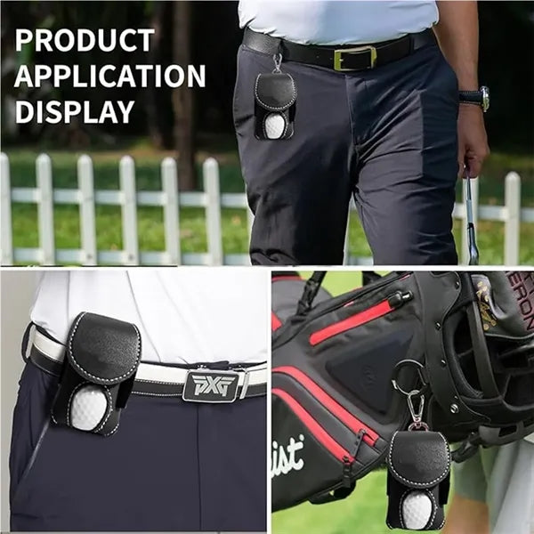 Outdoor portable waist-mounted small golf tees set bag