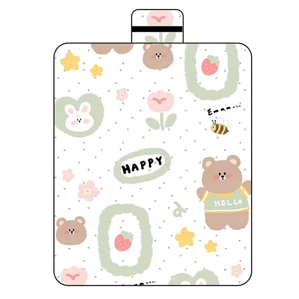 Customization Pattern Design Fold Up Picnic Blanket