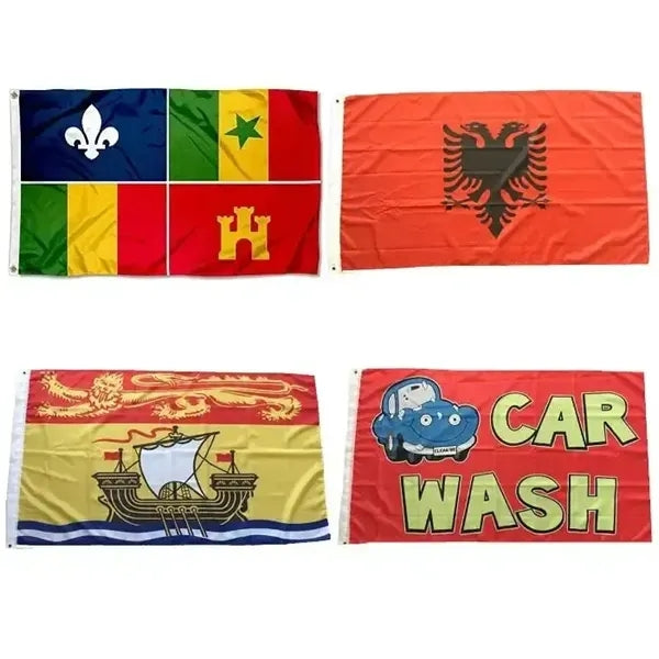 Polyester Flag - 3x5 Feet - Any Logo/Design/Size