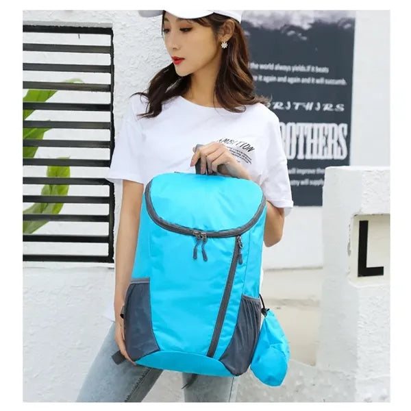 Foldable backpack outdoor mountaineering sports bag