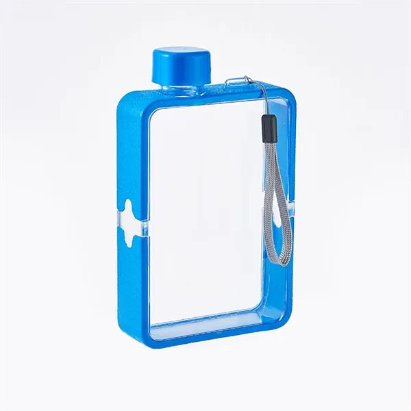 13oz A5 Notebook Transparent Water Bottle