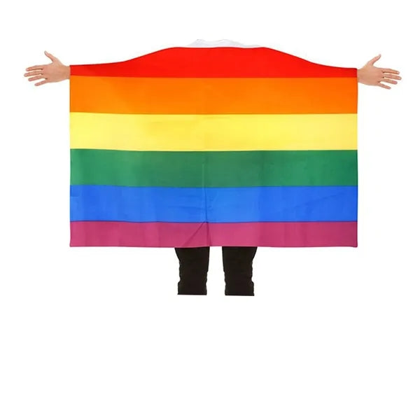Gay Pride Rainbow Flag Cape